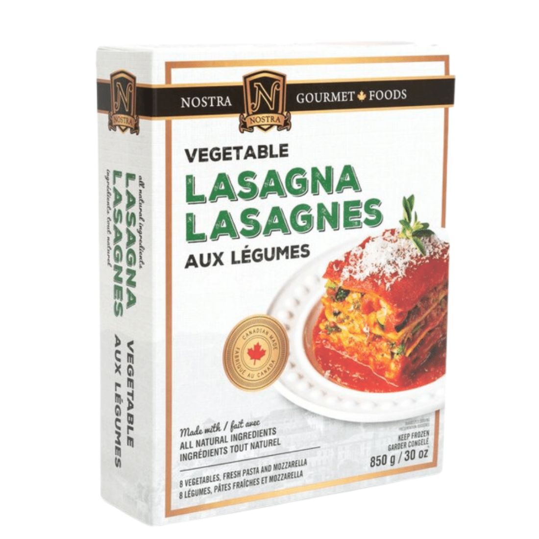 Vegetable Lasagna (Frozen)